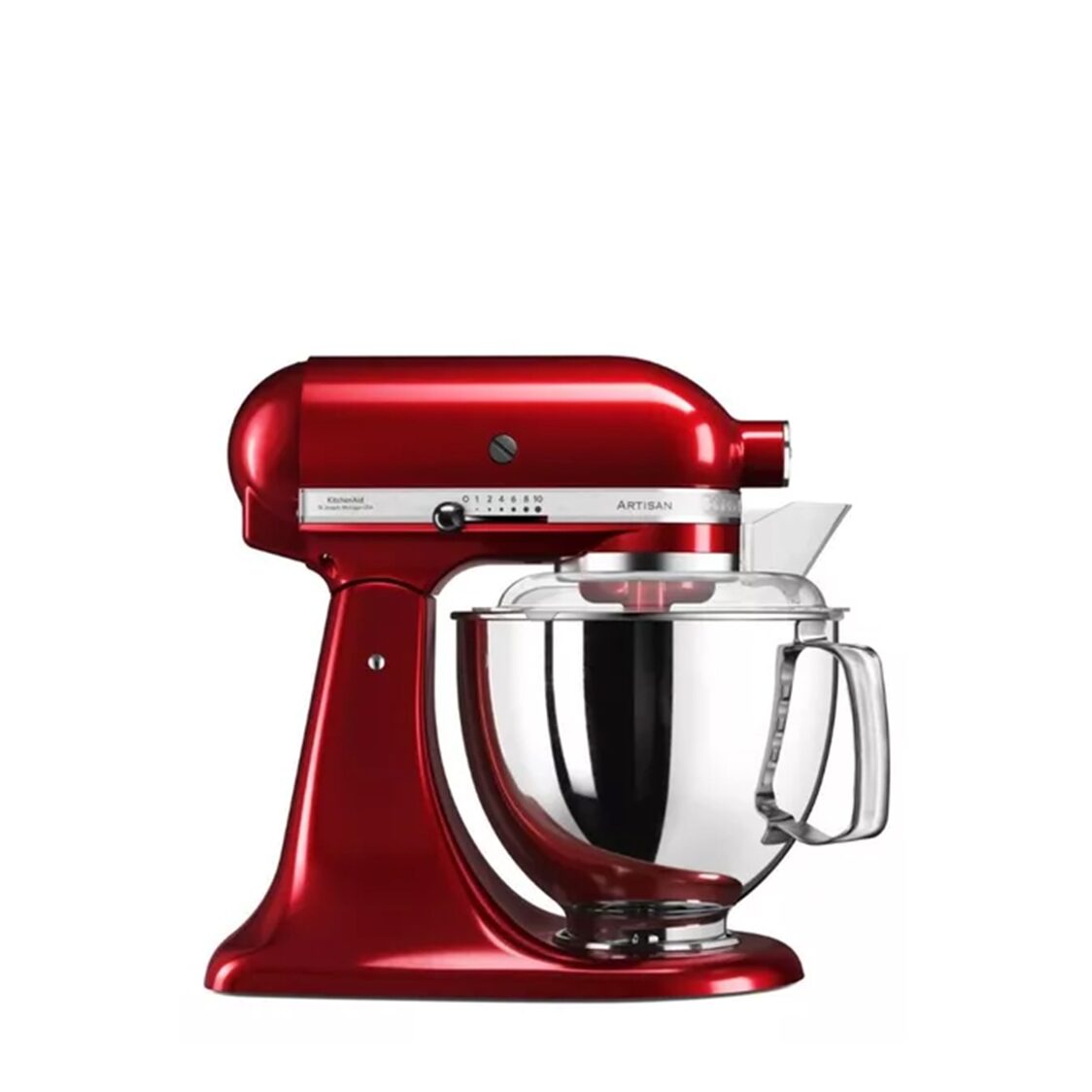 Kitchenaid Tilt Head Stand Mixer 4.8l With Bowl With Powdered Coated Tools - Candy Apple 5KSM175