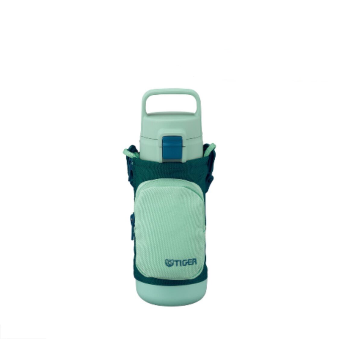 Tiger 500ml Anti-Bacteria Double S/Steel Kids Bottle With Pouch - Mint Green (MTA-A050 GM)