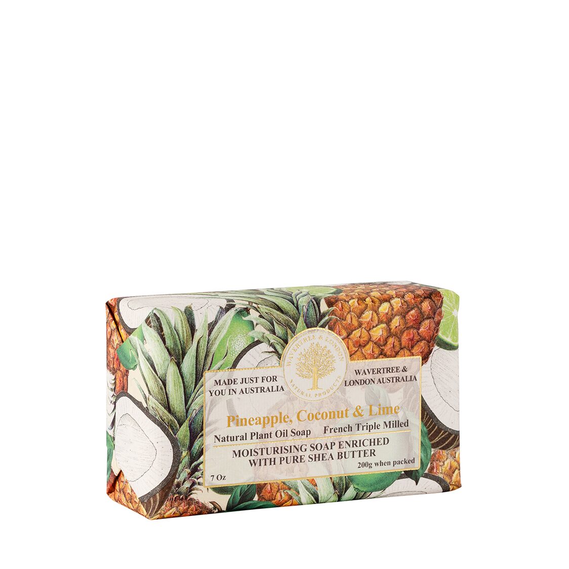 Wavertree & London Pineapple Coconut & Lime Soap Bar 200g