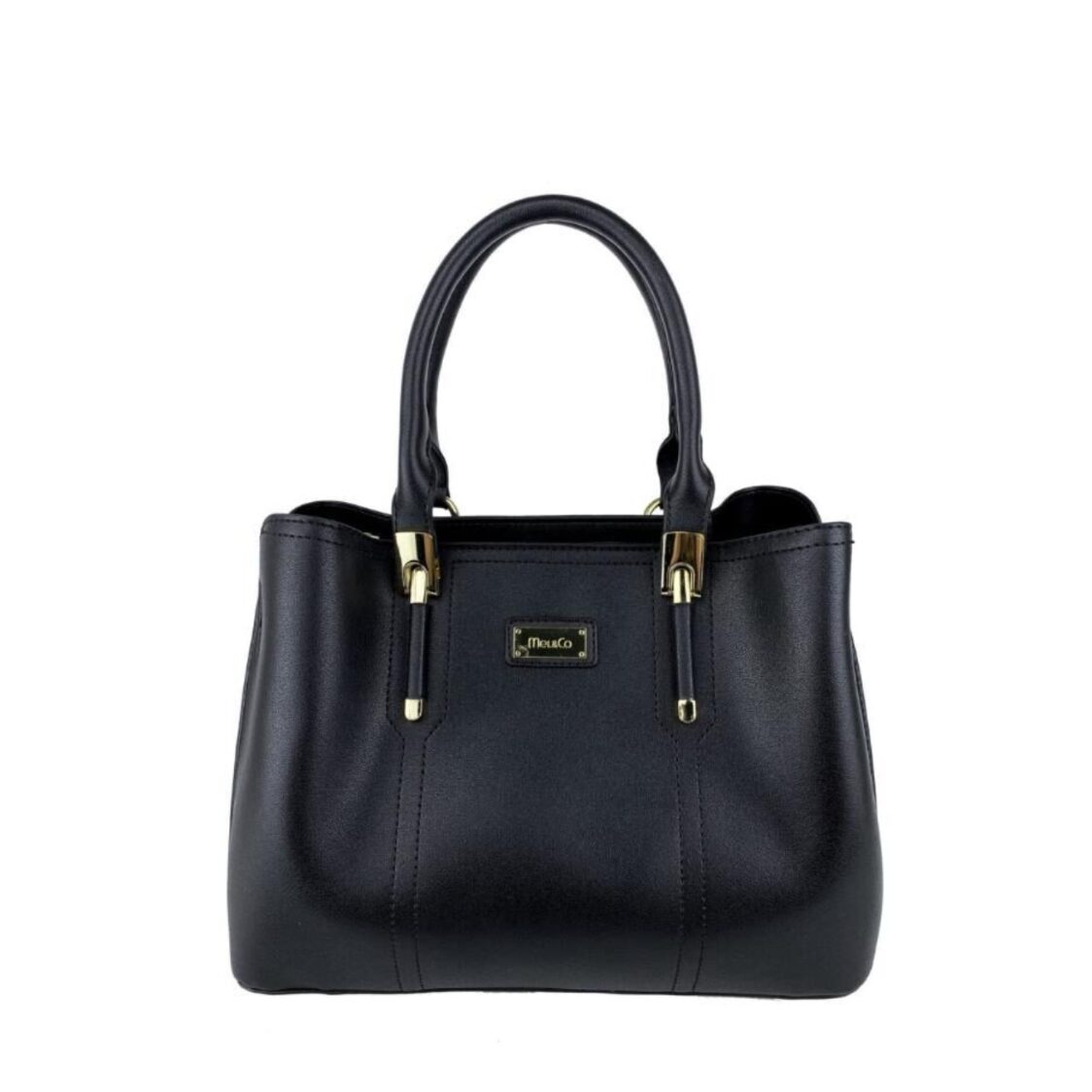 Mel&Co Lightweight Structured Satchel Black