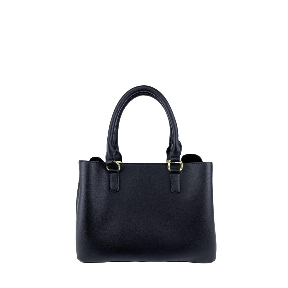 Mel&Co Lightweight Structured Satchel Black
