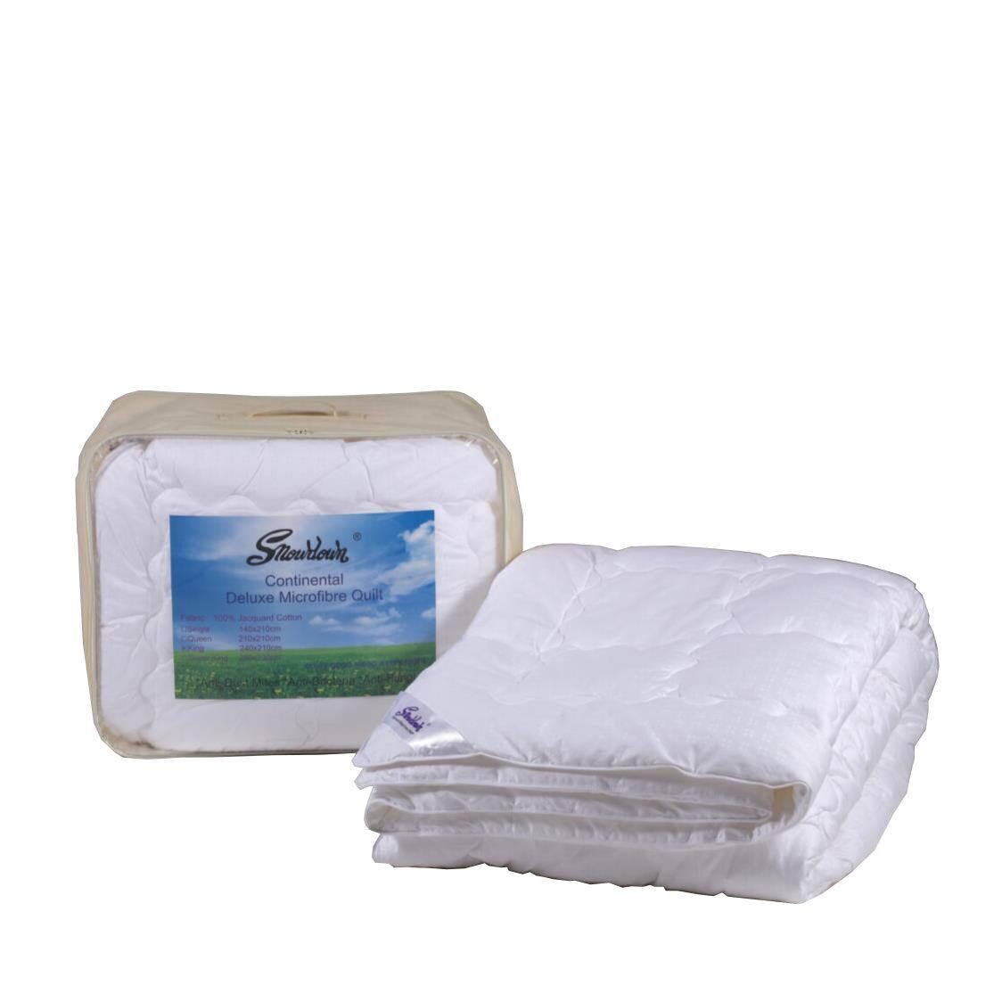 Snowdown Microfibre Continental Quilt