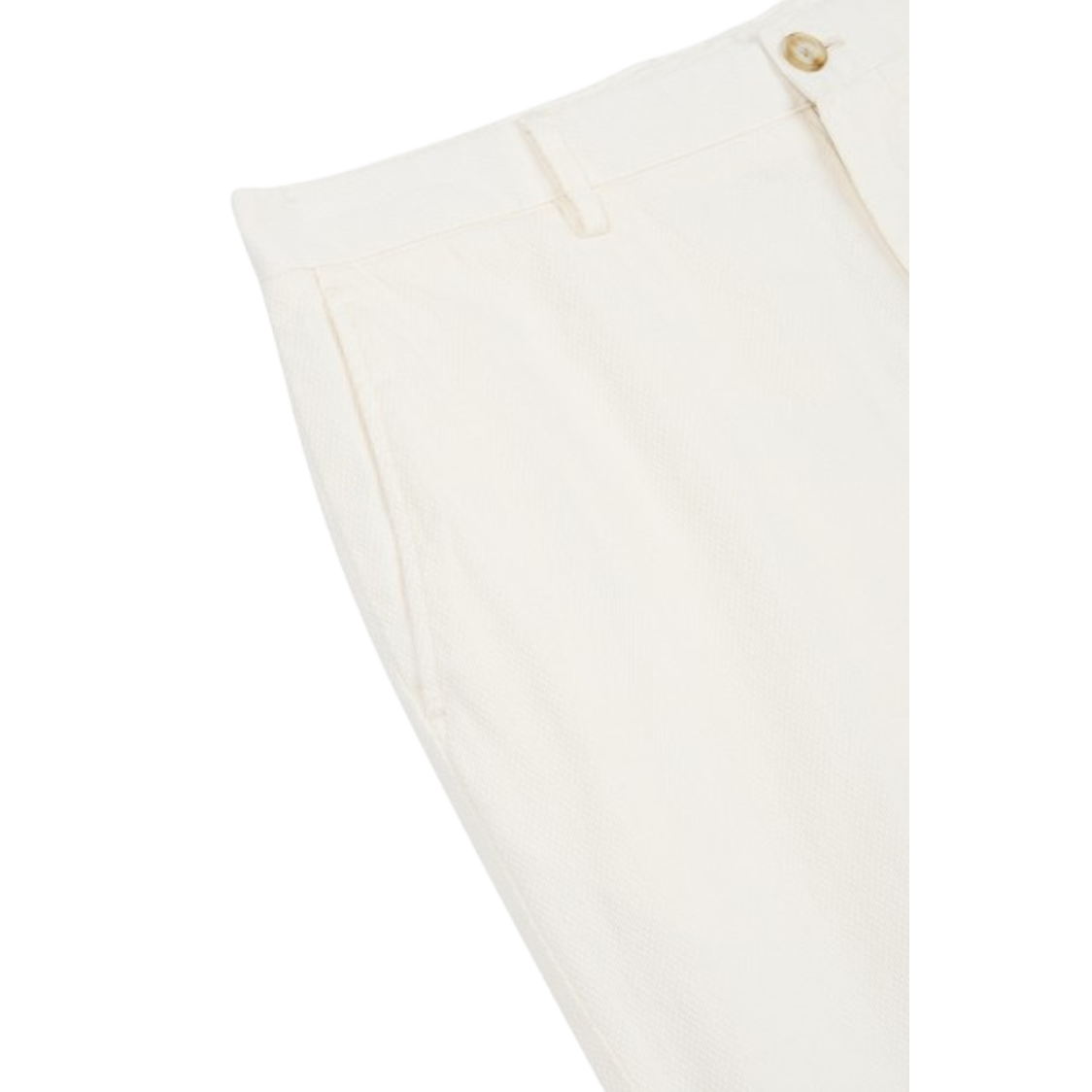 Man On The Boon Texture Tapered Pants Cream