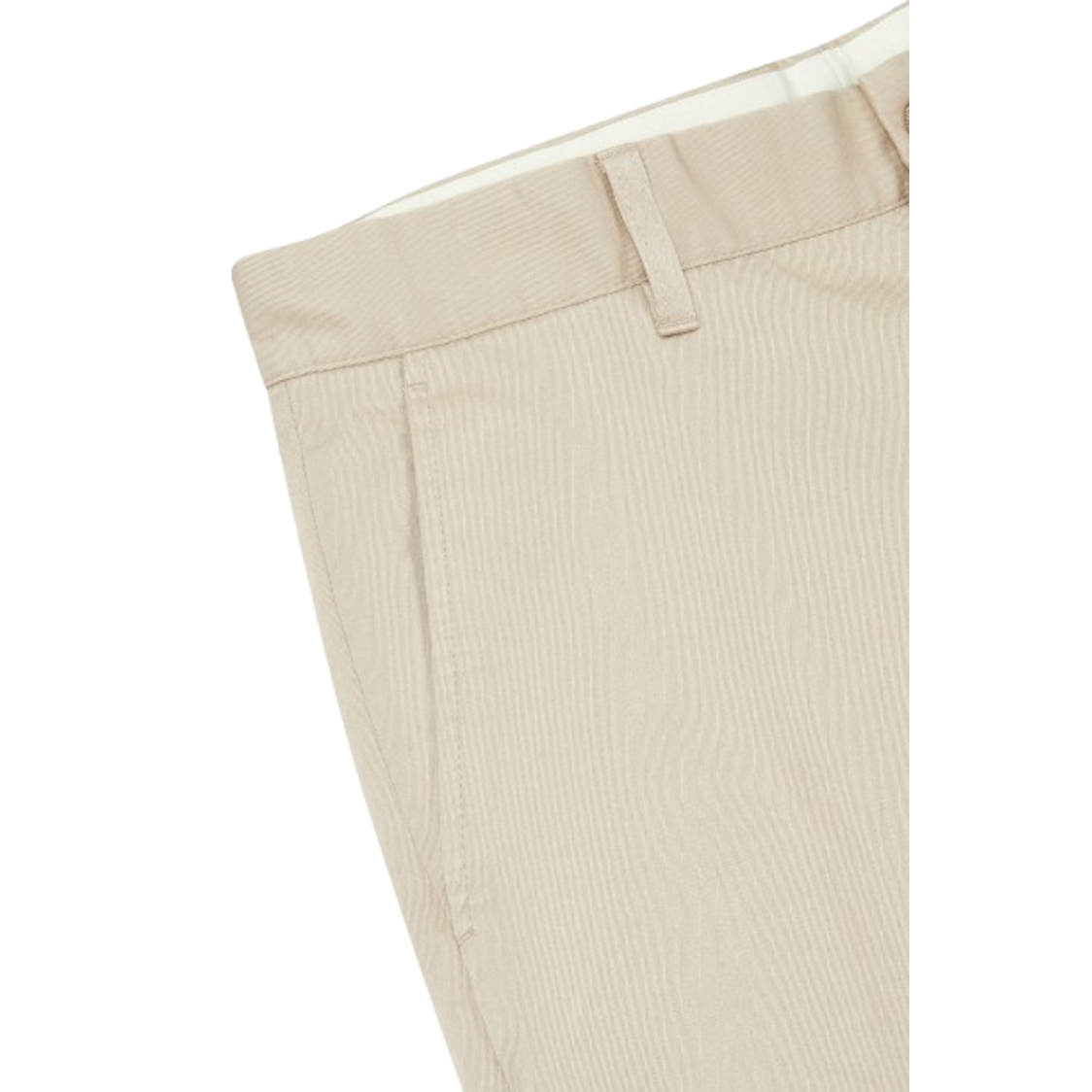 Man On The Boon Washed Cotton Chino Pants Beige