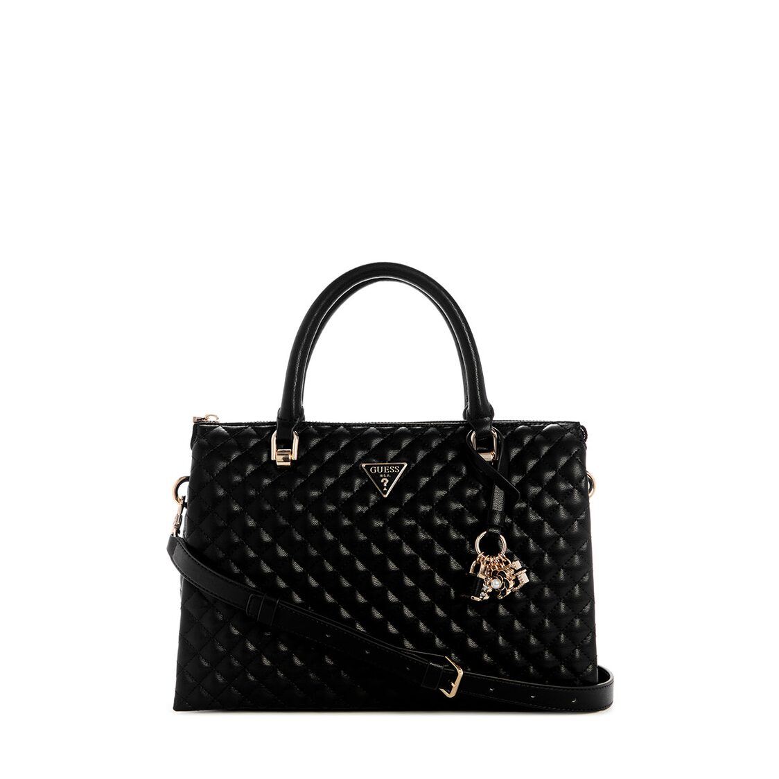 Guess Everlee Girlfriend Satchel - Black