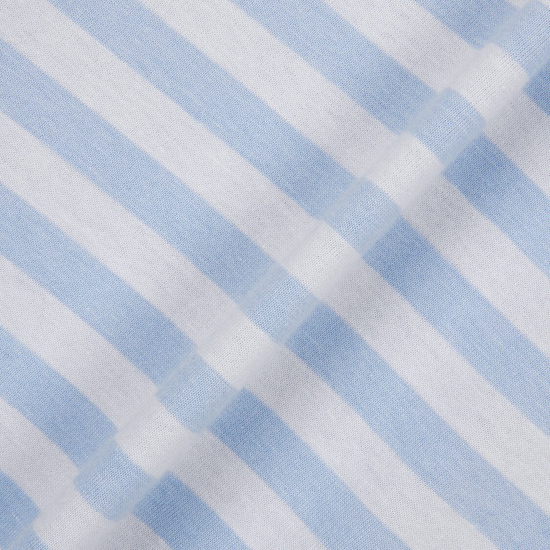 Jaju Women Smart Cotton Short Sleeve Lounge Dress Light Blue