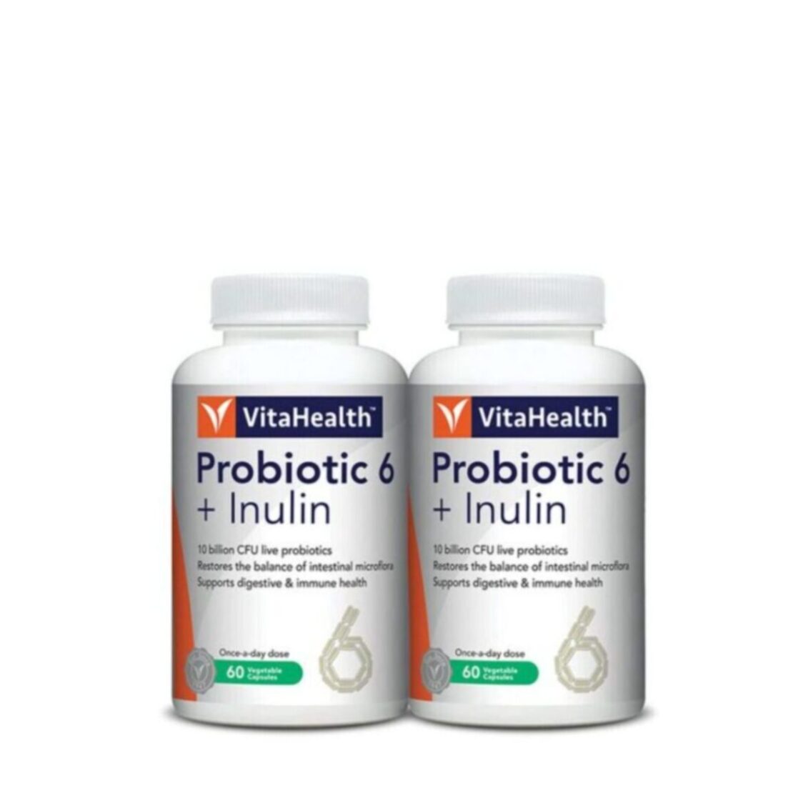 VitaHealth Probiotic 6 + Inulin 2x60s