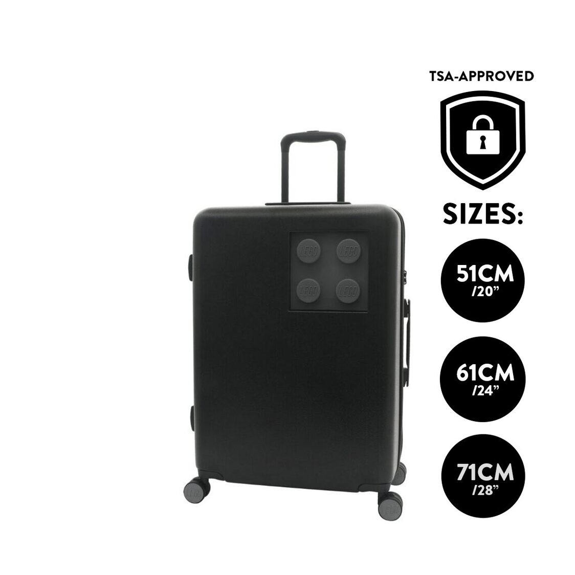 Lego Lego Brick 2x2 Trolley Black / Stone Grey