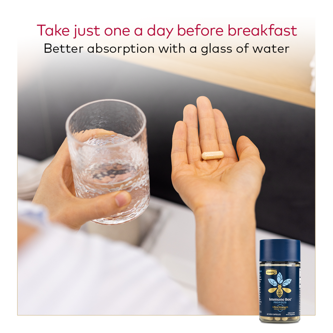 Comvita Propolis PFL60 Ultra Strength 60 Veg Capsules