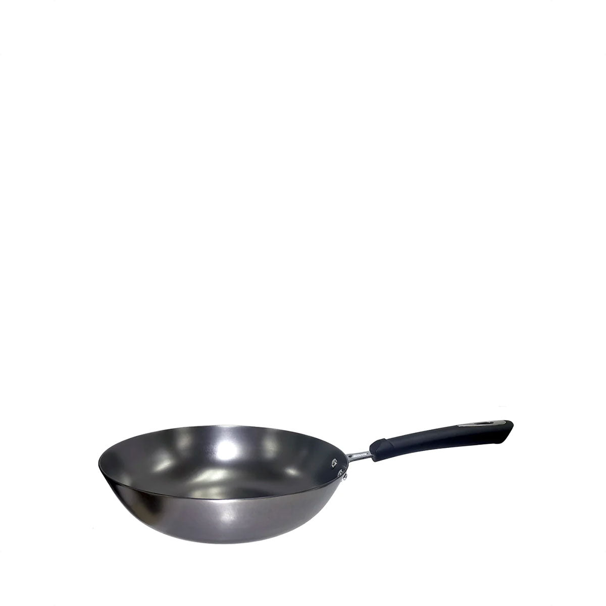 La Gourmet Nitrigan Cast-Iron 24cm Wok Black Handle