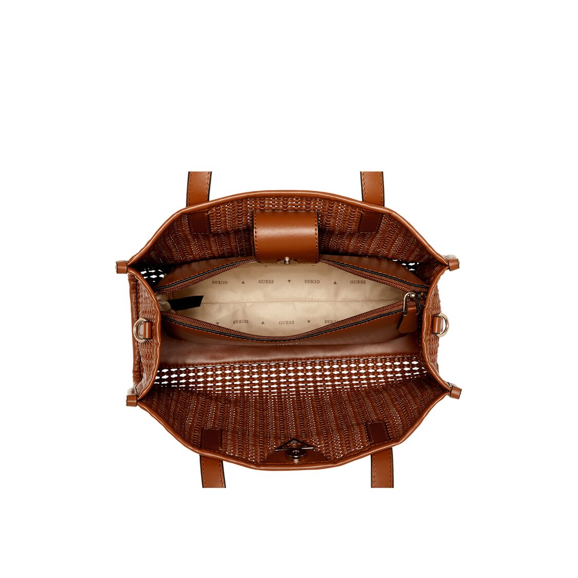 Guess Brigitta 2 In 1 Tote,Cognac