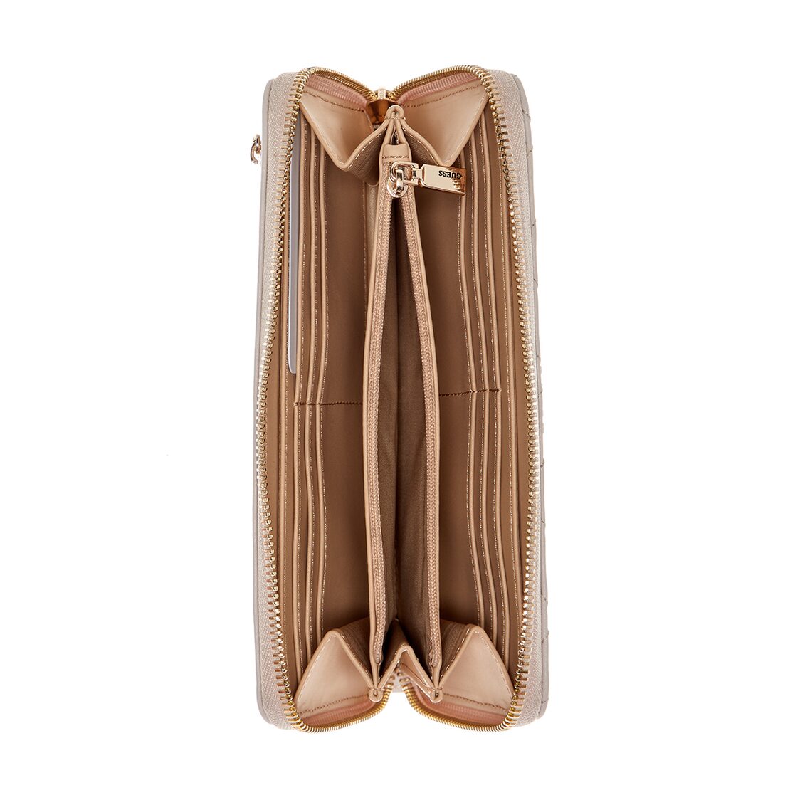 Guess Laurel Sling Large Zip Around, Lavender Grey