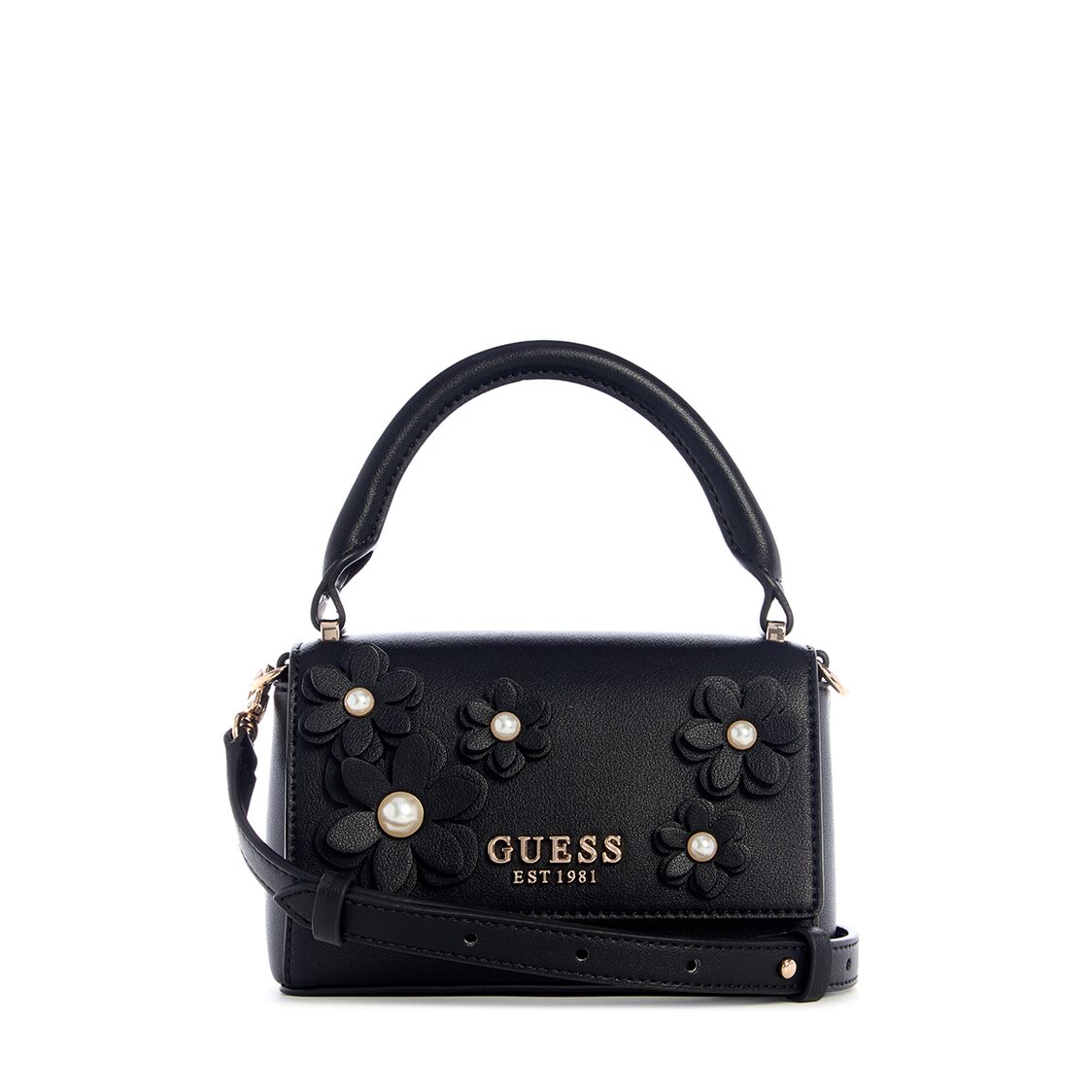 Guess Zaria Mini Top Handle Flap - Black