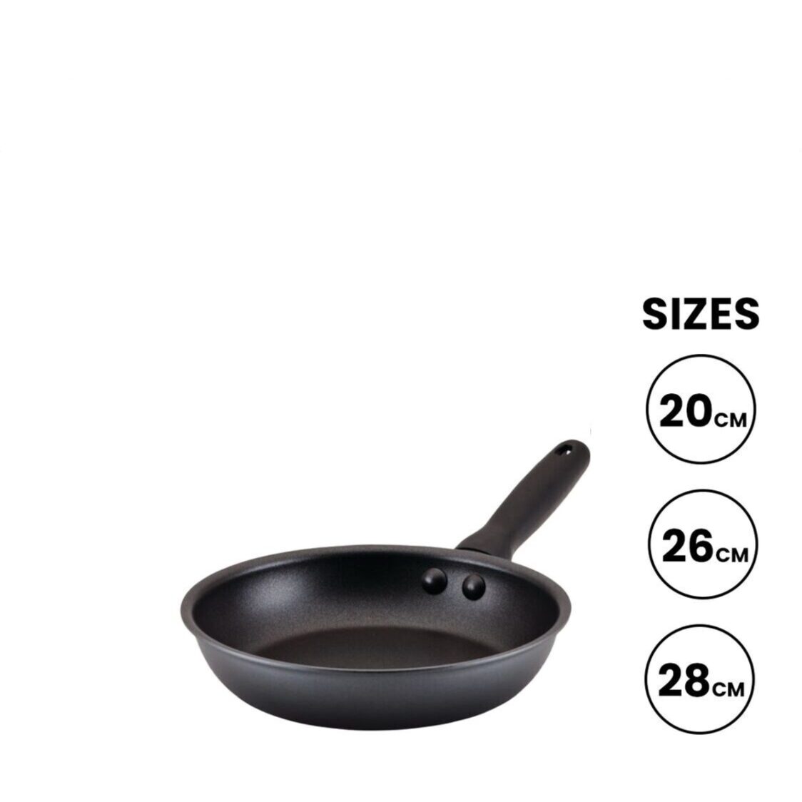Meyer Midnight Nonstick Hard Anodized Open Frypan (Induction)