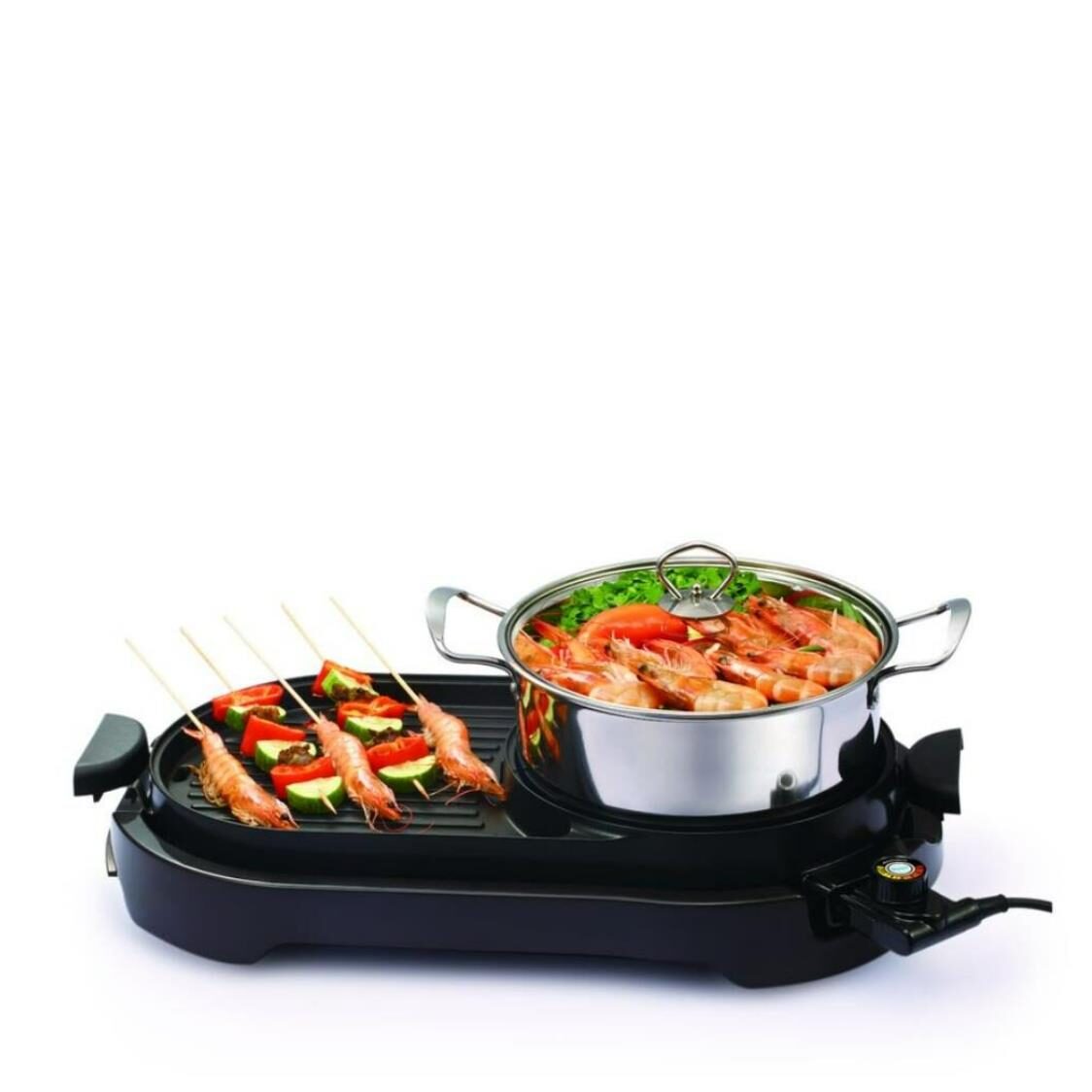Toyomi BBQ Grill Pan With Steamboat BBQ5930