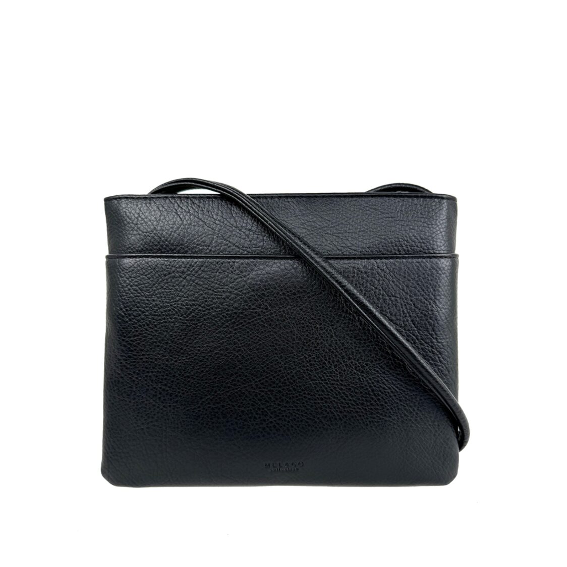 Mel&Co Faux Leather Flat Sling Bag