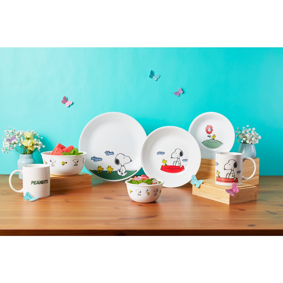 [Metro Exclusive] Corelle 2pc Dinner Plate - Snoopy Home 110-SHM-2/SS