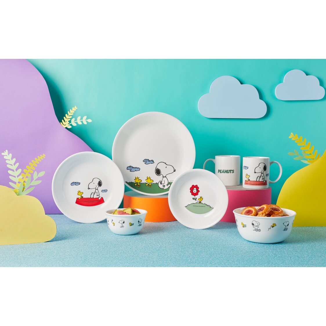 [Metro Exclusive] Corelle 2pc Dinner Plate - Snoopy Home 110-SHM-2/SS