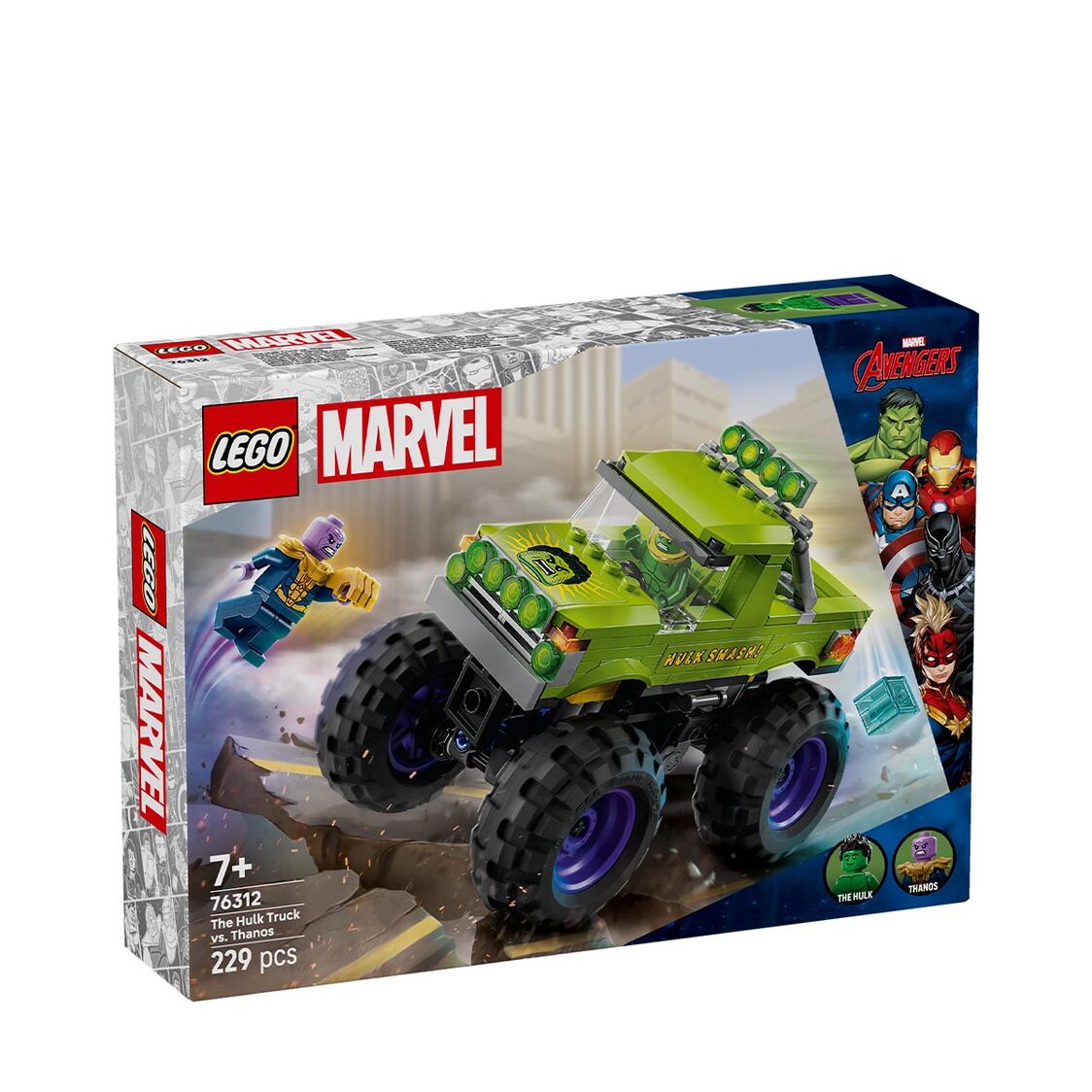 Lego The Hulk Truck vs. Thanos 76312