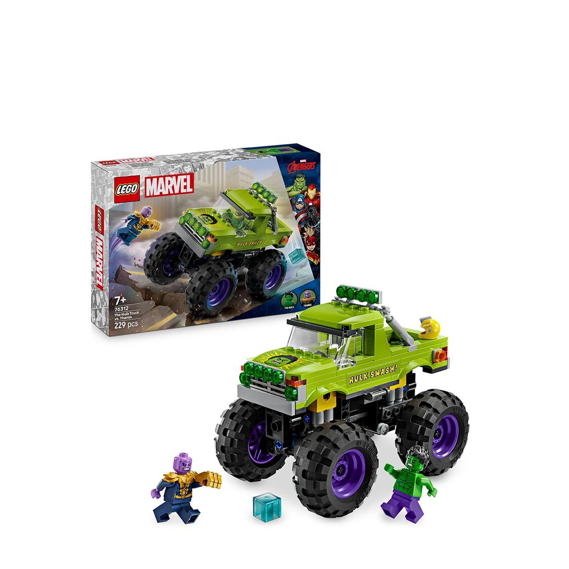 Lego The Hulk Truck vs. Thanos 76312