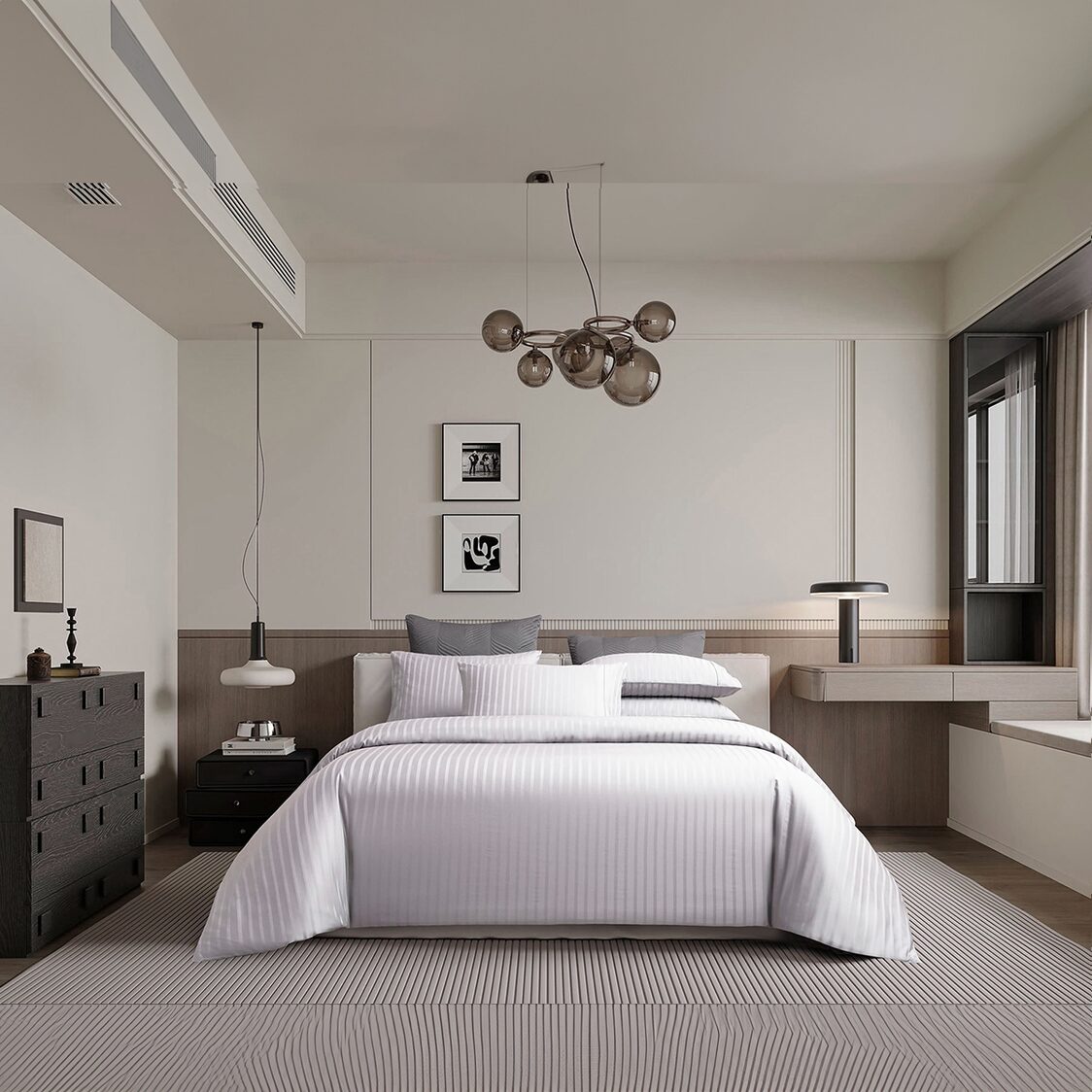 M. Maison Hotel Collection Newton Fitted Sheet / Bed Set White