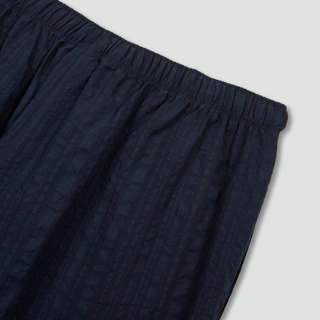 Jaju Men Cotton Rayon Seersucker Pajama Pants Navy