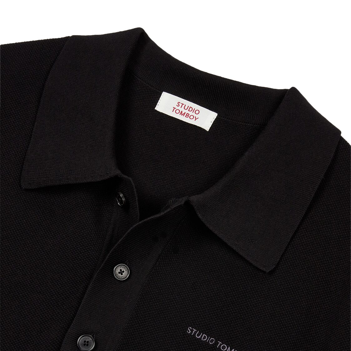 Studio Tomboy Skashi Jacquard Polo Pullover