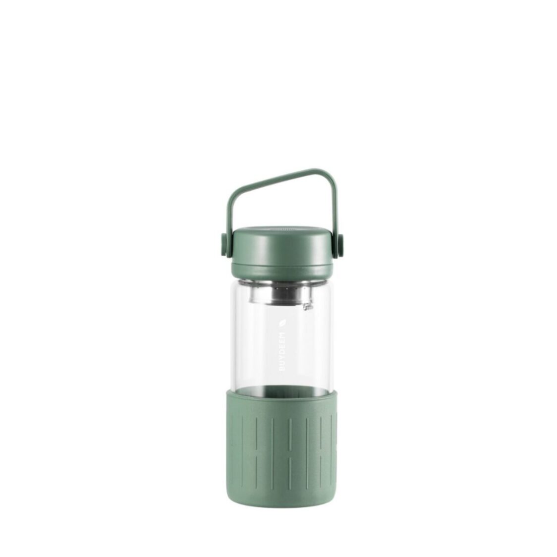 Buydeem Glass Bottle with Tea Bracket 350ml