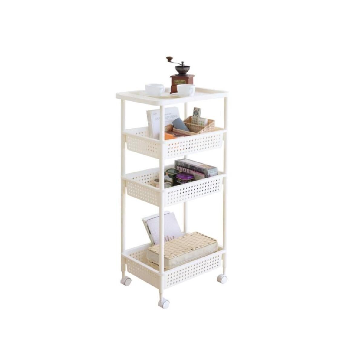 Pearl Life Spacia 4-tier Wide Trolley (HB-558)