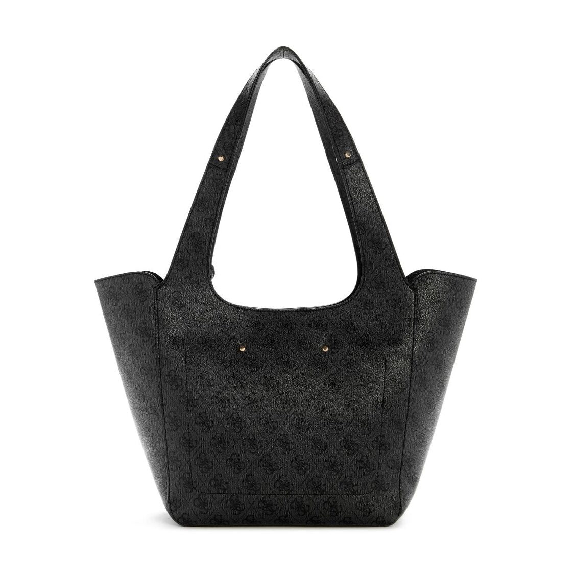 Guess Calista 2 In 1 Tote - Coal Logo