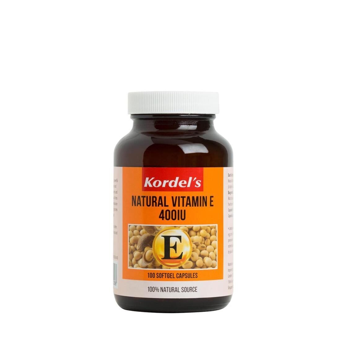 Kordel's Nnatural Vitamin E 400IU 100's