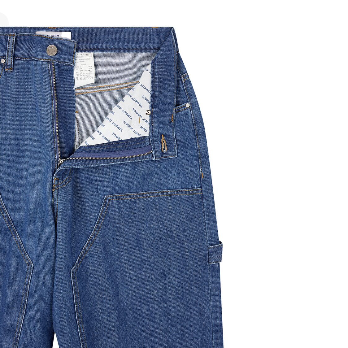 Studio Tomboy Double Knee Half Denim