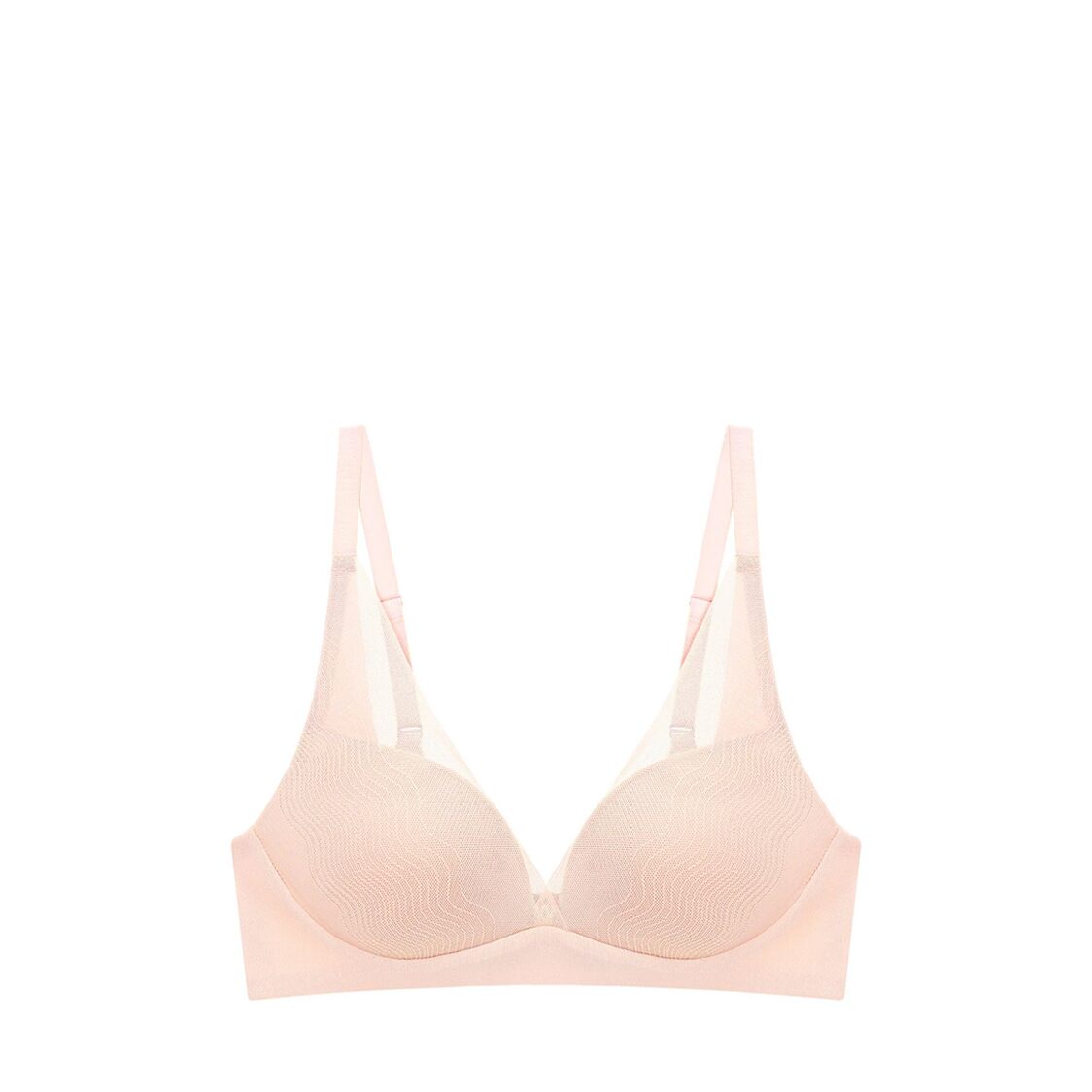 Triumph Smooth Sensation Magic Push Up Deep V Bra Fig Pink