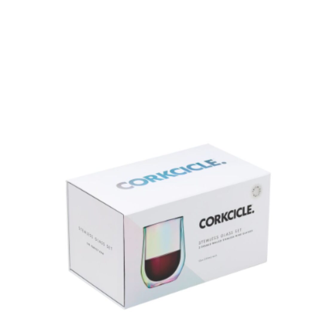 Corkcicle Stemless Glass 2pcs Set (Clear)