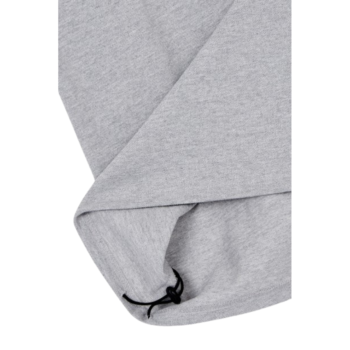 Studio Tomboy Hem String Collar Pk T-Shirt Mellange Grey