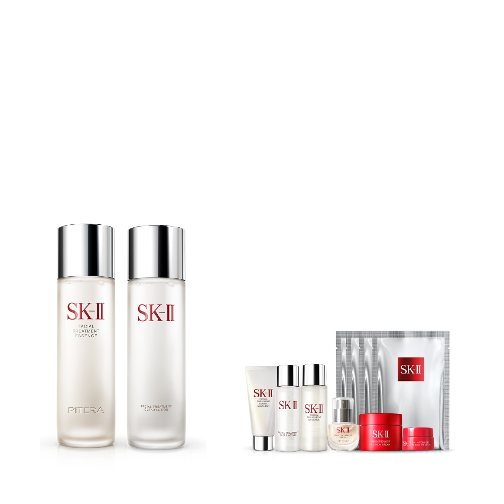 SK-II Facial Treatment Essence 230ml + Facial Treatment Clear Lotion 230ml Set (Worth $815)