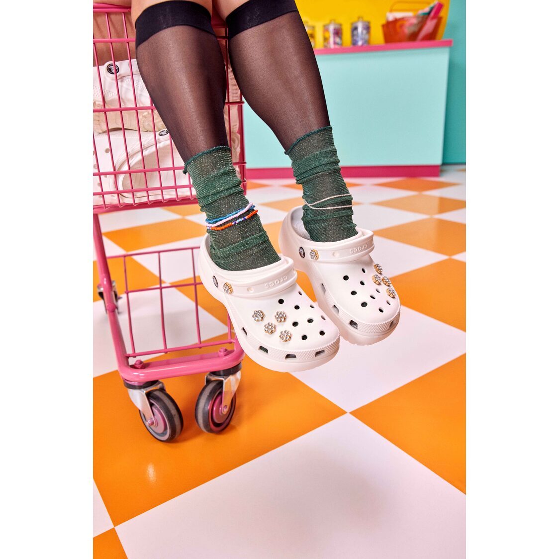 Crocs Classic Platform Clog Women's White