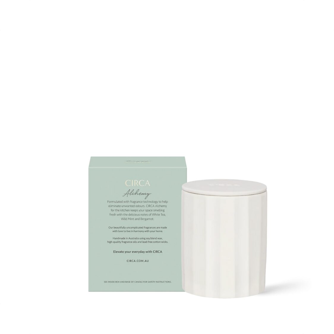 Circa Soy Candle 350g - White Tea & Wild Mint (Alchemy)