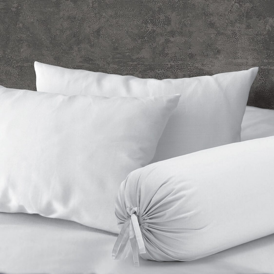 Charles Millen Signature Collection CMSG-09A, 100% Extra Fine Long Staple Cotton, 1100TC Deluxe Fitted Sheet/Bed Set/Summer Quilt - Porcelain White