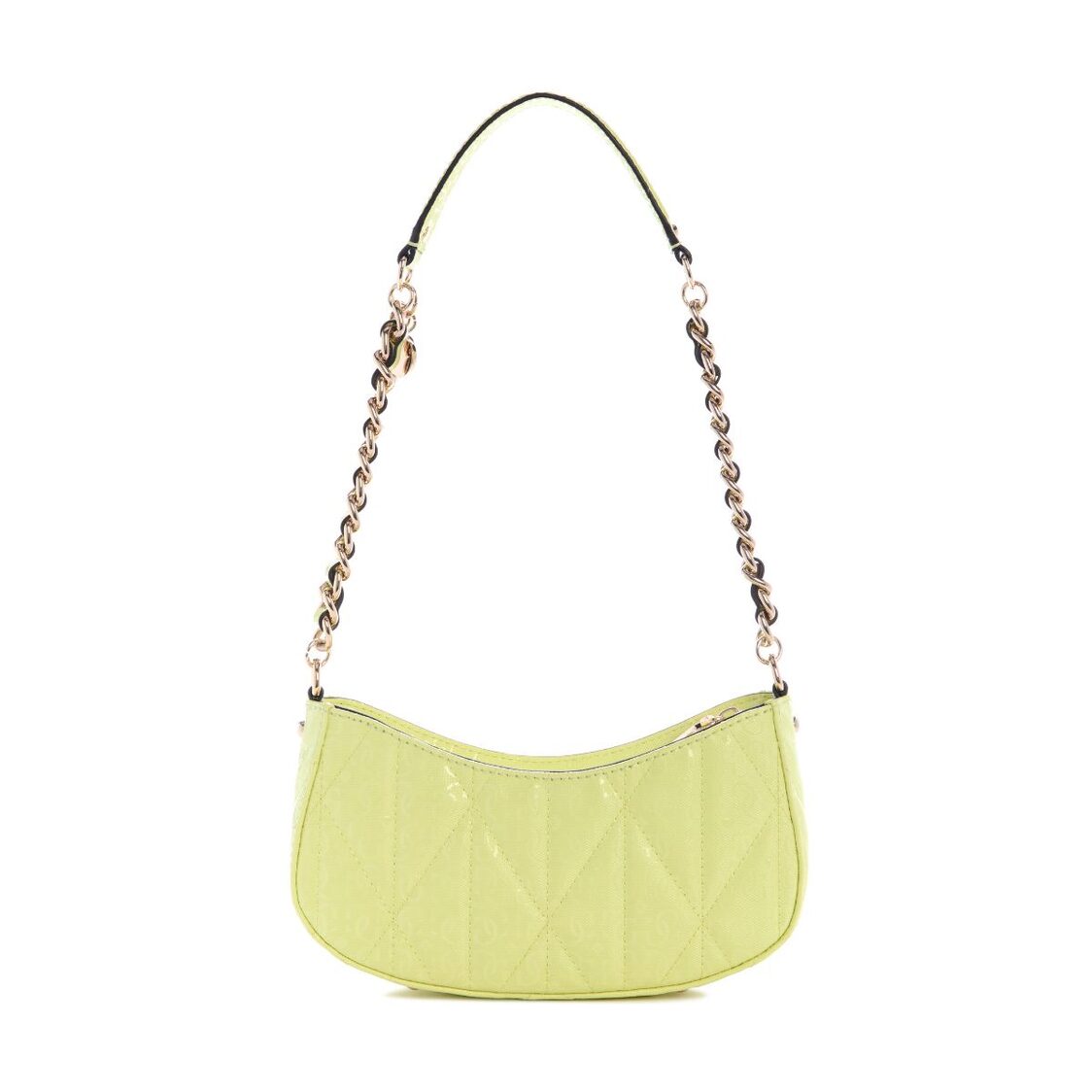 Guess Aldina Top Zip Shoulder Bag - Citrine