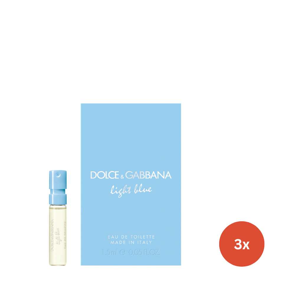 Dolce&Gabbana Light Blue EDT Vial x3
