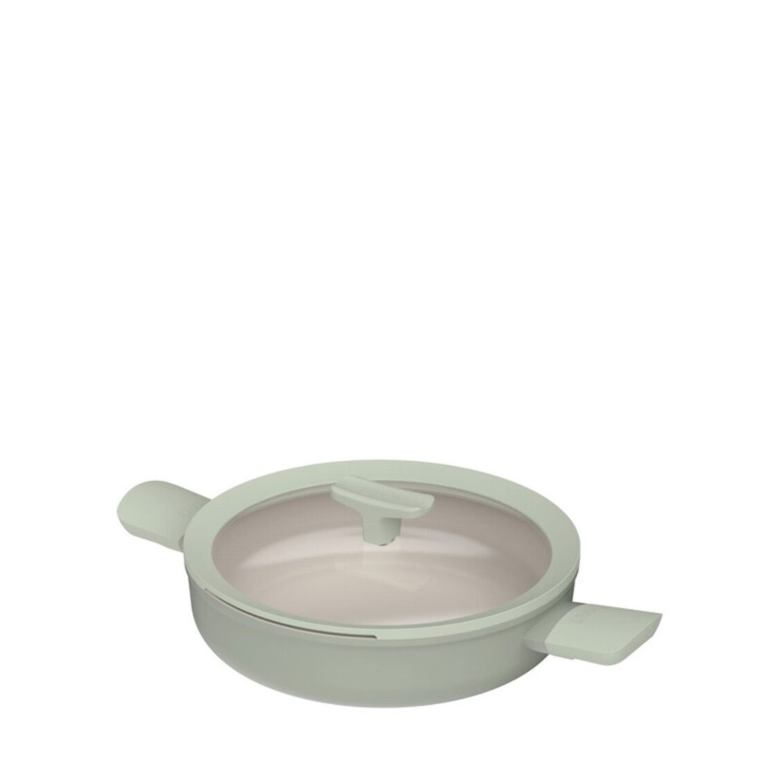 Berghoff 2-Handle Saute Pan Balance Sa 26Cm (Cover Included) Light Green