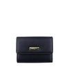 Mel&Co Saffiano Leatherette Half Flap Mid-Size Wallet
