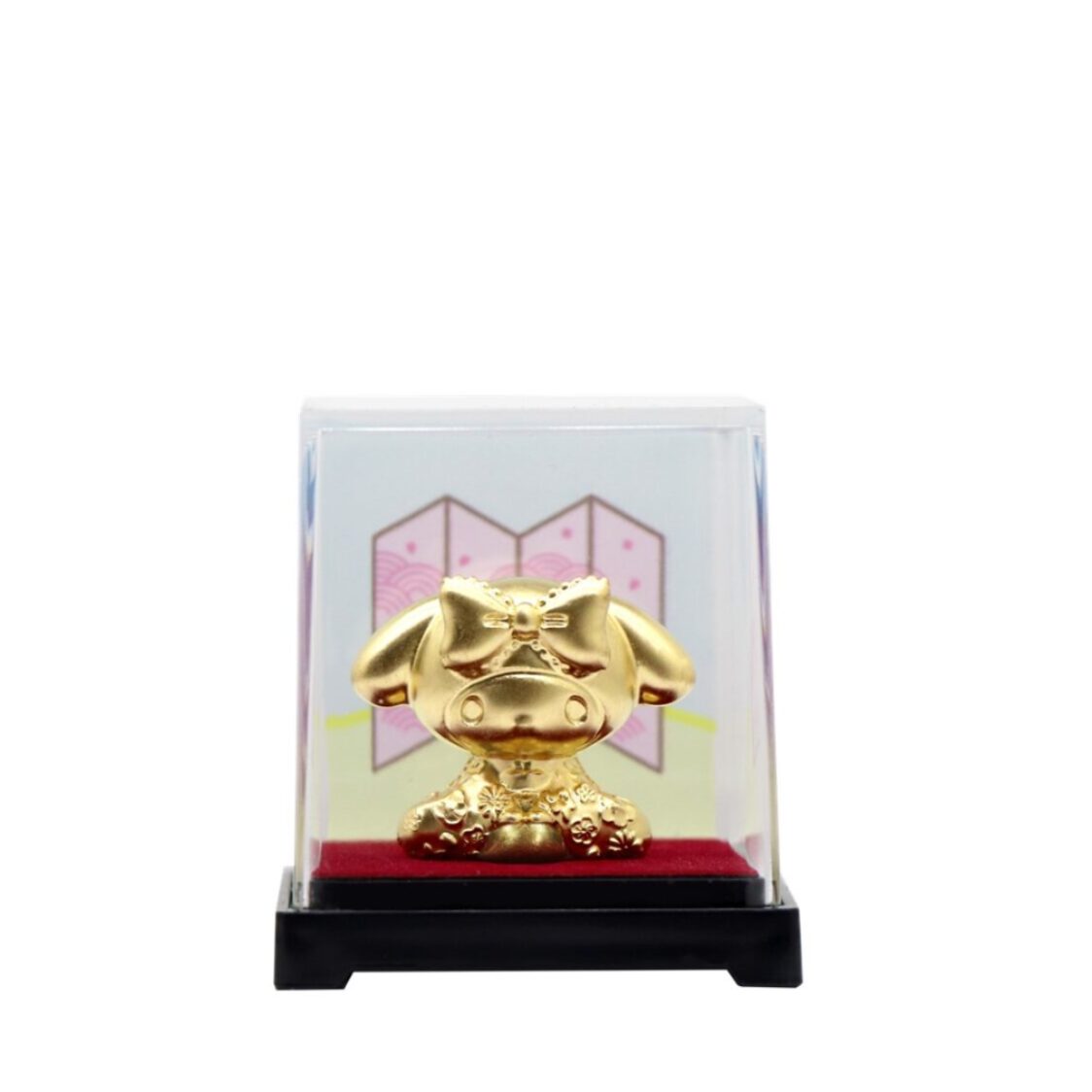 The Singapore Mint Sanrio My Melody Showa Collection 24K Gold Foil Mini Figure