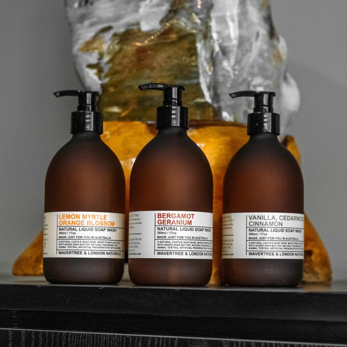 Wavertree & London Vanilla Cedarwood Liquid Soap 500ml