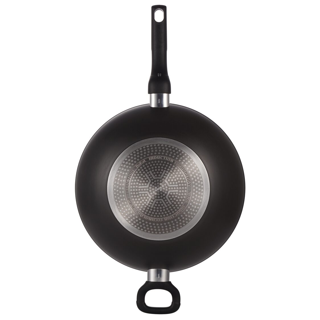 Tefal Intense Cook Hard Anodized Induction 32Cm Wok Pan With Lid (H91494)