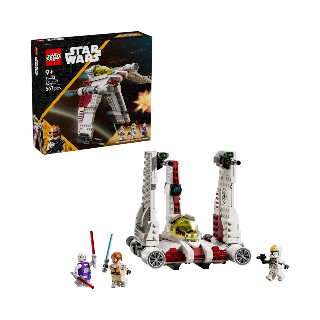 Lego V-19 Torrent Starfighter 75432