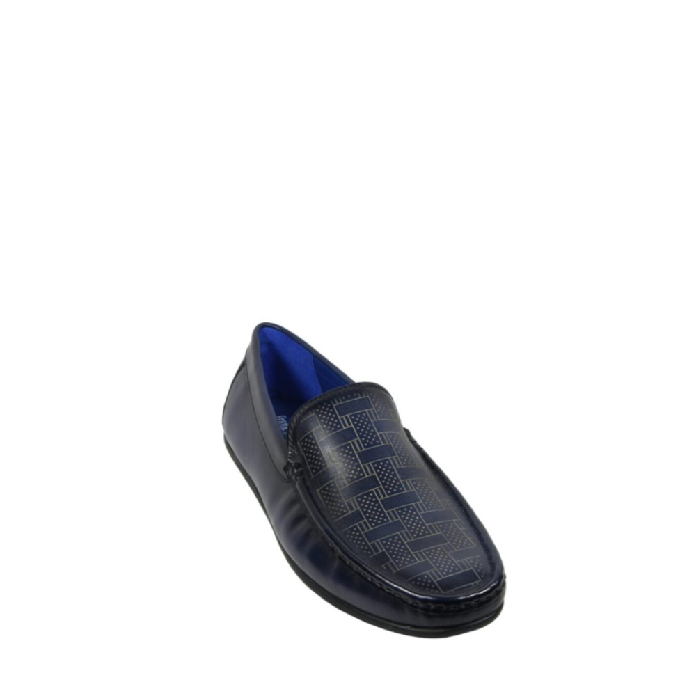 Frank Williams Men Shoes Slip-on Blue M012