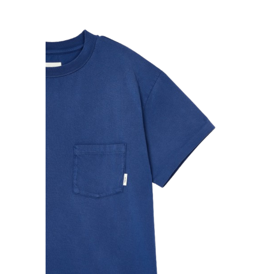 Man On The Boon Made In Usa Washed Pocket T Shirt Navy