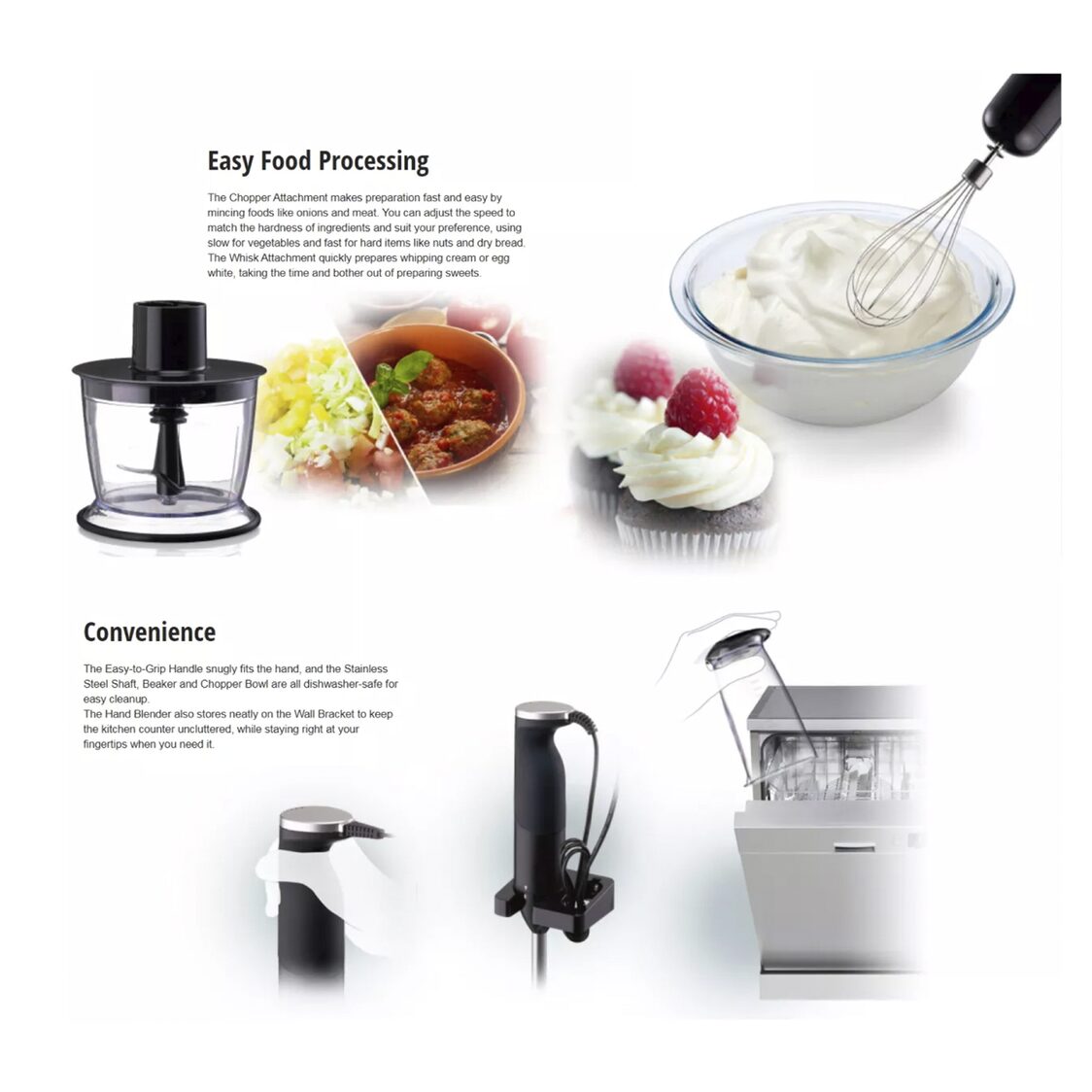 Panasonic 3-in-1 Hand Blender 600W (MX-SS1)